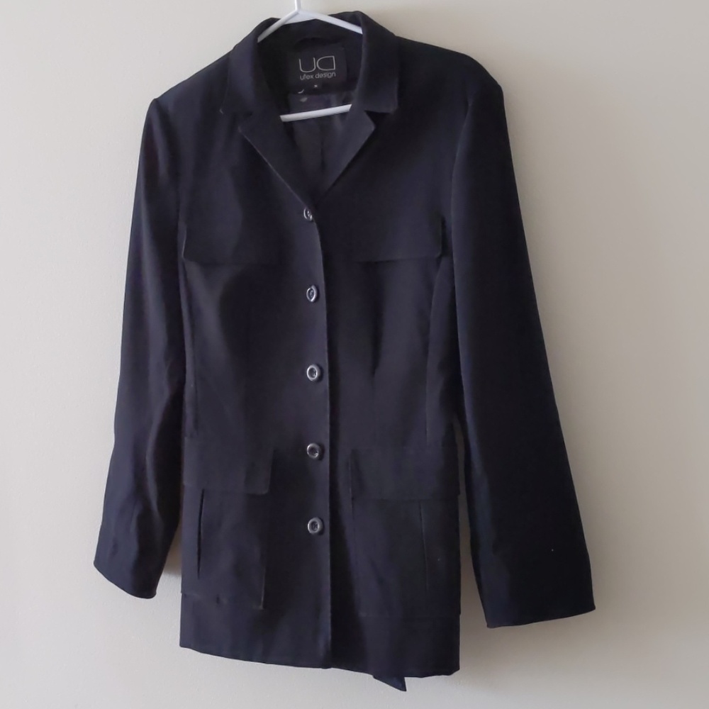 UD Utex Design Coat Belted Size Small